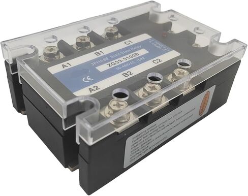 Solid State Relay 100A Three Phases 90-480VAC Voltage SSR 3-32V DC Control AC (ZG33-3100B) in Saudi Arabia