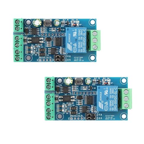 2pcs Modbus RTU Single Relay Module RS485/TTL UART 1 Input 1 Output 10A 250V AC 100k Cycle Endurance in Saudi Arabia