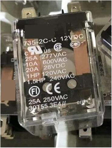 12V التتابع 735-2C-C 12VDC 735-2C-C-12VDC 7352CC-12VDC DC12V 12V 25A 277VAC 8PIN (5 قطعة) in Kuwait