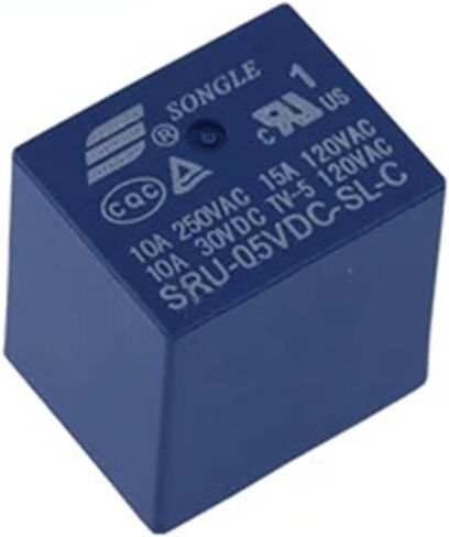 5pcs Relay SRU-05VDC-SL-C SRU-12VDC-SL-C SRU-24VDC-SL-C SRU-05VDC-SL-A 5V 12V 24V 250VAC 5PIN 4PIN Relays Relais (Size : SRU-12VDC-SL-C 5PIN) in Saudi Arabia