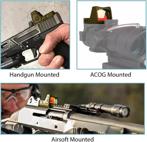 RMR Red Dot Sight 5MOA for TS9 Rifle Airsoft Pistol Hunting Reflex Sights Optic Scope 1913 Mount fit 20mm Weaver Rail Durable in Saudi Arabia
