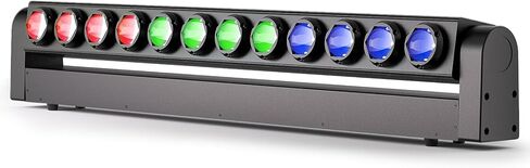 أضواء غسالة الجدار 180 وات، 4 في 1 RGBW LED Dj تتحرك برأس ضوء بار سوينغ دوت شعاع إضاءة المسرح تضيء الأحداث 7/11/55CH DMX أضواء ستروب تنشيط الصوت للحفلات والنوادي وحفلات الزفاف في الهواء الطلق في الأماكن المغلقة in Kuwait