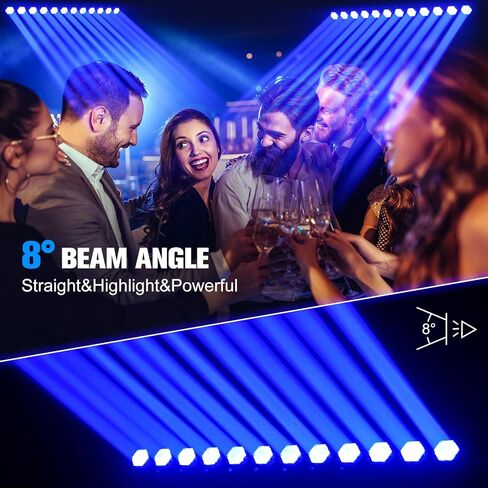 أضواء غسالة الجدار 180 وات، 4 في 1 RGBW LED Dj تتحرك برأس ضوء بار سوينغ دوت شعاع إضاءة المسرح تضيء الأحداث 7/11/55CH DMX أضواء ستروب تنشيط الصوت للحفلات والنوادي وحفلات الزفاف في الهواء الطلق في الأماكن المغلقة in Kuwait