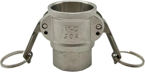 1 بوصة نوع D من الفولاذ المقاوم للصدأ Camlock - Cam X أنثى BSPP خيط البيرة ملحقات أدوات شريط تخمير المنزل in Saudi Arabia