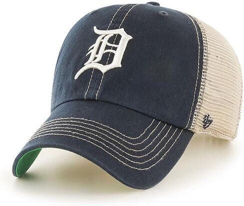 '47 Detroit Tigers Trawler Clean Up Snapback Trucker Hat Baseball Cap - Navy, One Size in Saudi Arabia