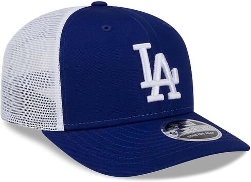 New Era Los Angeles Dodgers Trucker 9Seventy Snapback Adjustable Hat Blue in Saudi Arabia