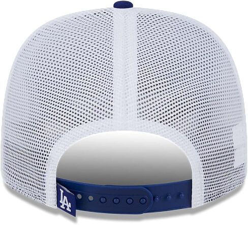 New Era Los Angeles Dodgers Trucker 9Seventy Snapback Adjustable Hat Blue in Saudi Arabia