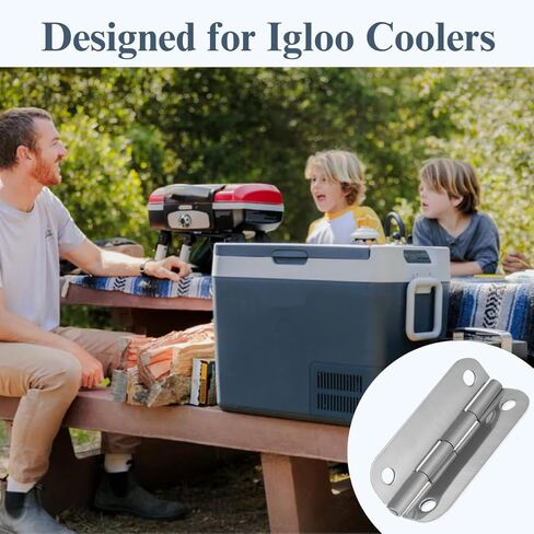 Cooler Hinges Replacement for Igloo Ice Chests - 3 Pack 316 Stainless Steel Cooler Hinge Kit for 25-165 Quart Coolers in Kuwait