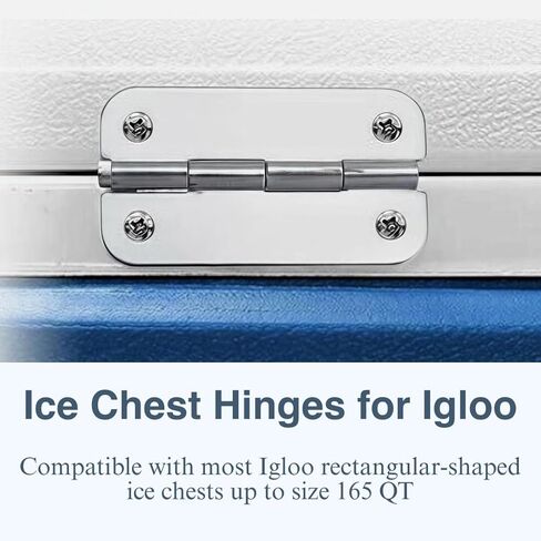Cooler Hinges Replacement for Igloo Ice Chests - 3 Pack 316 Stainless Steel Cooler Hinge Kit for 25-165 Quart Coolers in Kuwait