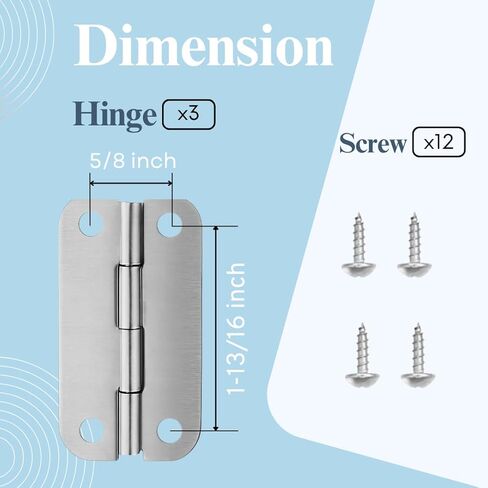 Cooler Hinges Replacement for Igloo Ice Chests - 3 Pack 316 Stainless Steel Cooler Hinge Kit for 25-165 Quart Coolers in Kuwait