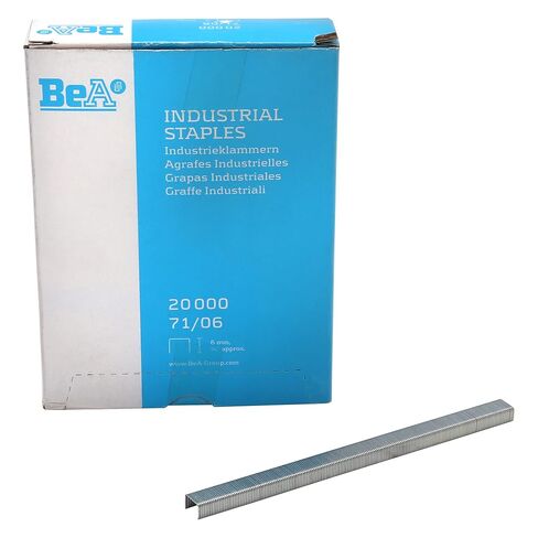 BeA 15400625 سلسلة 71/06 دبابيس فولاذية مجلفنة بعمق 1/4 بوصة 10 صناديق من 20,000 لكل صندوق in Kuwait