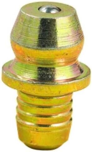 LX-3505-10 Gold/Silver Drive Type Straight 0.50" Long Grease Fitting One Size in Saudi Arabia