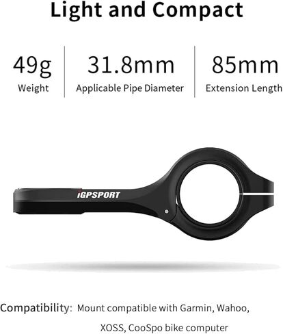 iGPSPORT M83 Bike Computer Mount, Common Road Bike Handlebar Mount Compatible with Garmin Wahoo Bryton Cycplus CooSpo Cycling Computer in Saudi Arabia