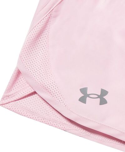 Under Armour Girls Fly by Shorts, (647) Prime Pink / / White, Medium in Saudi Arabia