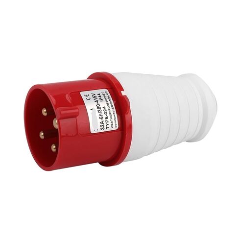 ZQ-024 الطيران رباعي النواة 4x32A مقاوم للماء IP44 صناعي ثلاثي الطور مقاوم للماء (4 كور 32A -024 صلب) in Kuwait