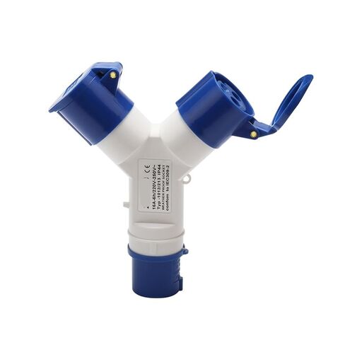 مقبس صناعي واحد إلى اثنين 3X16A طيران ثنائي الاتجاه ومقبس مقاوم للماء IP44 1013-2 in Kuwait