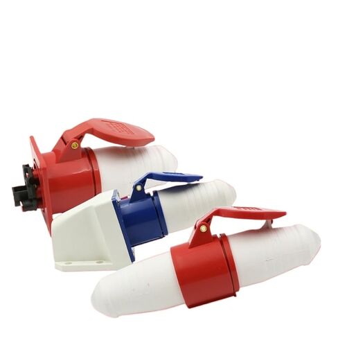 موصل مقبس صناعي مقاوم للماء 3-core 4-Hole 5-pin 16A/32A غير مقاوم للانفجار لرسو السفن ذكر وأنثى (مجموعة موصلات 5 pin 32A) in Kuwait