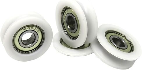 4 قطع 8x30x10 بوم U-شكل محمل العجلة بكرة BSU60830-10 بوم R3 مم U المسار دليل الأخدود الأسطوانة 8*30*10 in Kuwait