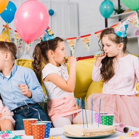 500 Pack 5oz Paper Cups, Multicolor Paper Disposable Cups, Small Mouthwash Cups, Cold Beverage Drinking Cup for Party,Travel and Event (Stars) in Kuwait