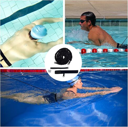 معدات تدريب السباحة، حزام مقاومة للتمارين المائية للرجال والنساء يعمل على تحسين خفة الحركة والقوة in Kuwait