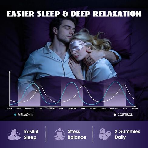 Magnesium Glycinate Gummies 400mg - Magnesium Complex Gummy with Malate, Taurate & Citrate - Supports Sleep, Relaxation, Brain & Muscle - 60 Count Blueberry Flavor (Sugar Free & Vegan) in Kuwait