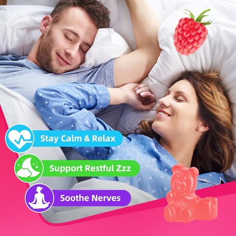 علكات مركب المغنيسيوم - مع 12 شكلاً من أشكال المغنيسيوم بالإضافة إلى فيتامينات ب6 وب12 وج. علكات الفراولة النباتية لدعم الحالة المزاجية، للبالغين، 60 قطعة in Kuwait