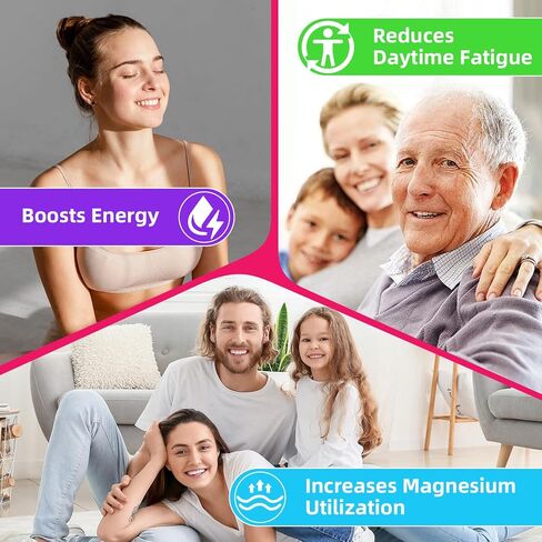 علكات مركب المغنيسيوم - مع 12 شكلاً من أشكال المغنيسيوم بالإضافة إلى فيتامينات ب6 وب12 وج. علكات الفراولة النباتية لدعم الحالة المزاجية، للبالغين، 60 قطعة in Kuwait