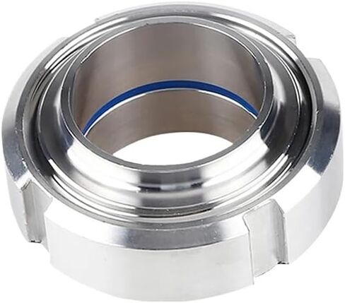 1/2 "3/4" 1 "1-1/4" 1-1/2" 2" SMS-Type 304 الفولاذ المقاوم للصدأ الاتحاد الأنابيب الملحومة وصلة اقتران السيليكون طوقا (1-1/4") in Saudi Arabia