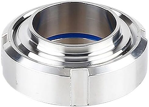 1/2 "3/4" 1 "1-1/4" 1-1/2" 2" SMS-Type 304 الفولاذ المقاوم للصدأ الاتحاد الأنابيب الملحومة وصلة اقتران السيليكون طوقا (1-1/4") in Saudi Arabia