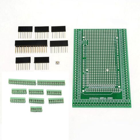 Terminal Block Board Kit, R31 Prototype Screw Terminal Block with 3.5mm Pitch, PCB Mount Terminal Blocks for Mega 2560 R3, DIY Board Kit for Soldering in Saudi Arabia