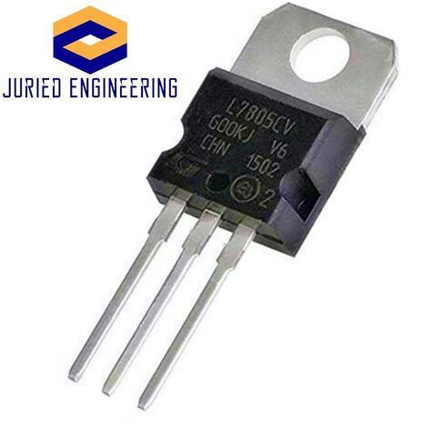 STMicroelectronics L7805CV L7805 7805 منظم الجهد IC الخطي 5V 1.5A TO220AB TO-220 صديق للوحة الخبز (عبوة من 10) in Kuwait