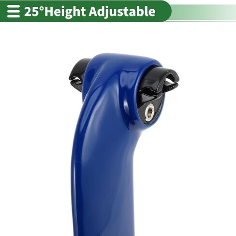 Motoforti Universal Bike Seat Posts Bike Saddle Post Seat Tube 27.2x350mm 25° Height Adjustable Carbon Fiber Blue 1 Pc in Saudi Arabia