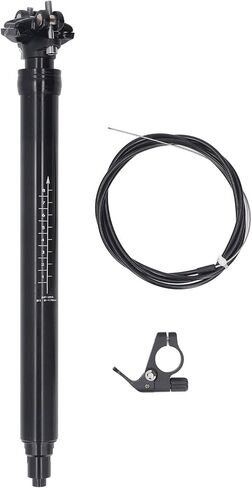 Bike Seat Post, Hydraulic Lifting with Internal Routing Adjustable Height Seat Tube for Mountain & Road Cycling - 170mm Travel Range in Saudi Arabia