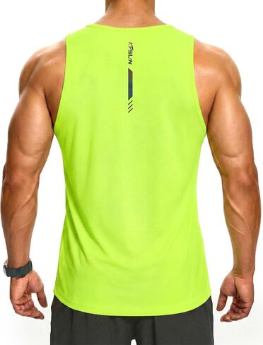 قمصان KPSUN الرجالية بدون أكمام سريعة الجفاف لرياضة اللياقة البدنية واللياقة البدنية والعضلات للشاطئ والجري والتمارين الكاجوال in Kuwait