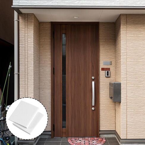 14 PCS Door Corner Seals for Exterior Doors Door Corner Weather Seal Self Adhesive Doors Gap Filler Side Weather Stripping for Filling Gaps, Protection Isolation of Noise (White) in Saudi Arabia