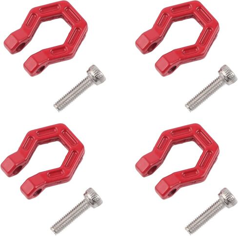 Rescue Lock Catch Assemble Replace Parts RC Climbing Crawler Car Red 4PCS in Saudi Arabia
