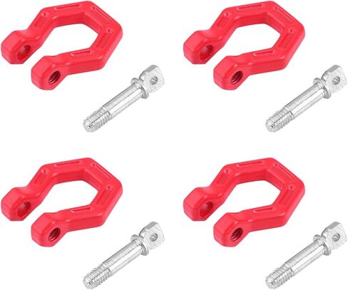 Rescue Lock Catch Assemble Replace Parts RC Climbing Crawler Car Red 4PCS in Saudi Arabia
