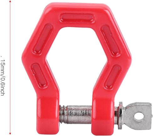 Rescue Lock Catch Assemble Replace Parts RC Climbing Crawler Car Red 4PCS in Saudi Arabia
