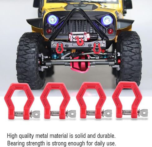 Rescue Lock Catch Assemble Replace Parts RC Climbing Crawler Car Red 4PCS in Saudi Arabia