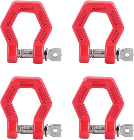Rescue Lock Catch Assemble Replace Parts RC Climbing Crawler Car Red 4PCS in Saudi Arabia