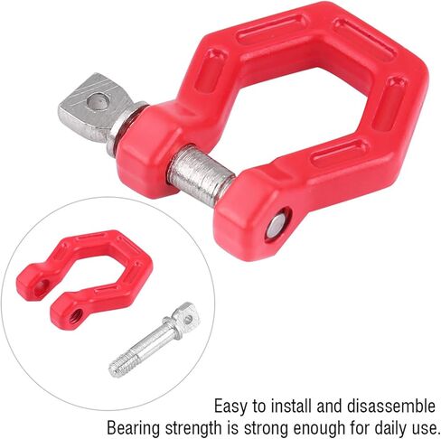 Rescue Lock Catch Assemble Replace Parts RC Climbing Crawler Car Red 4PCS in Saudi Arabia