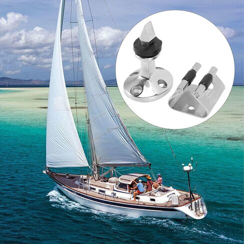 Tyenaza Door Stopper Catch and Holder, 316 Stainless Steel Polished Finish Secure Fixation for RV Boat Home in Saudi Arabia