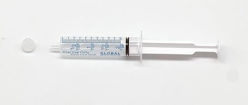 محقنة UltraFlo للفم مع غطاء 10 مل - معقمة - طرف غريب الأطوار - 2 ملعقة صغيرة - قضيب غطاس على شكل حلقة دائرية سعة 10 سم مكعب - الكمية 50 in Saudi Arabia