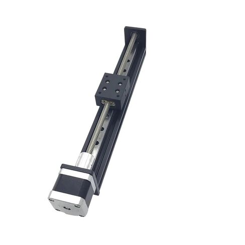 T-Type 50 * 40 مم دليل خطي 50 ~ 300 مم سفر 2ph 4 مم شريحة ذاتية القفل Nema17 0.28Nm Motor (4 الملعب - 100 مم السكتة الدماغية) in Kuwait