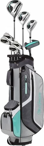 مجموعة نوادي الجولف الصغيرة من MacGregor Golf CG3000 مع حقيبة، يد يمنى للسيدات، جميعها من الجرافيت in Saudi Arabia