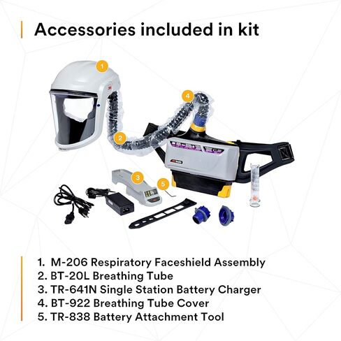 3M™ Versaflo™ طقم كمامة لتنقية الهواء يعمل بالطاقة TR-800-PSK/94248(AAD)، in Saudi Arabia