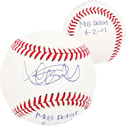 Ichiro Suzuki Autographed Official M.L.B Baseball Seattle "M.L.B Debut 4-2-01" IS Holo Stock #212161 in Saudi Arabia