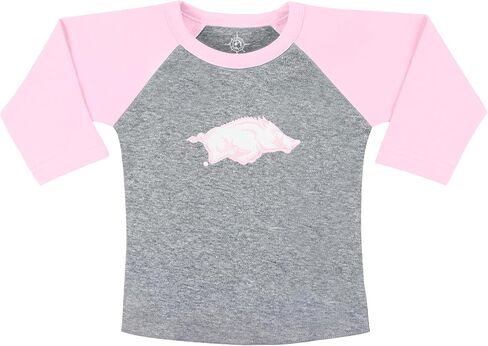 College Baby NCAA Infant and Toddler Baseball Shirt Raglan 3/4 Length Sleeve in Kuwait