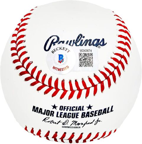 Ken Griffey Jr. Autographed Official M.L.B Baseball Seattle "M.L.B Debut 4-3-89" Beckett BAS Witness Stock #212459 in Saudi Arabia