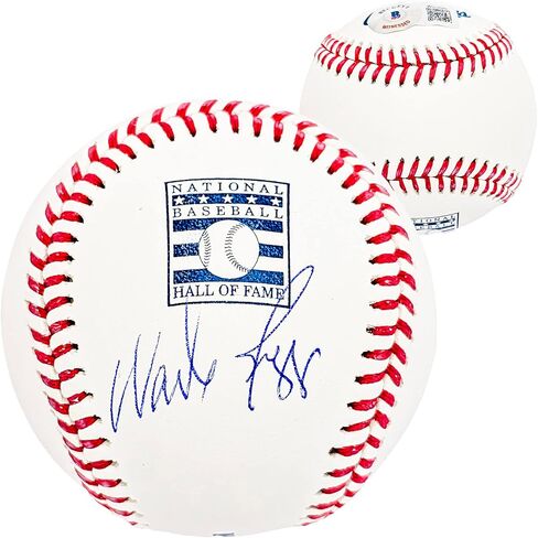 Wade Boggs Autographed Official Hall Of Fame HOF Logo Baseball Boston Beckett BAS Witness Stock #212244 in Saudi Arabia